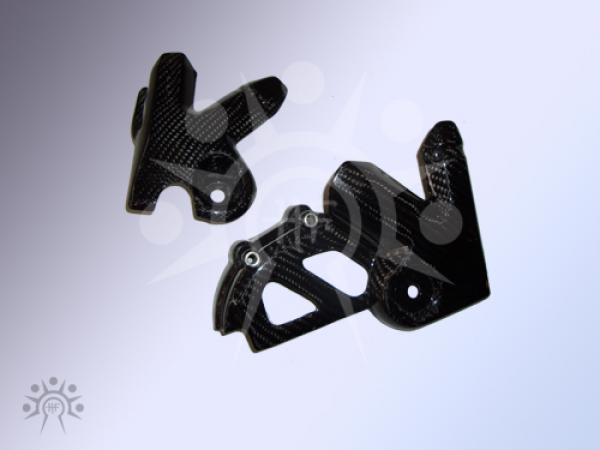 Sprocket and Frame Covers L&R (Corse Carbon)